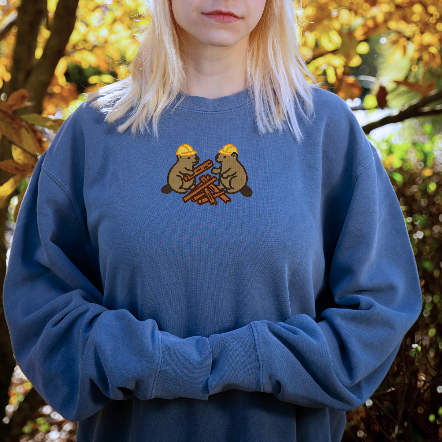 Embroidered Beaver Sweatshirt